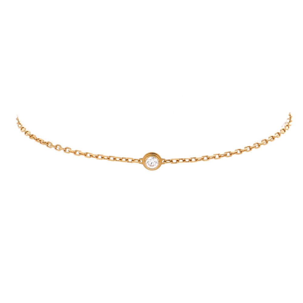 Cartier Small D'Amour Bracelet 18K Yellow Gold and Diamond